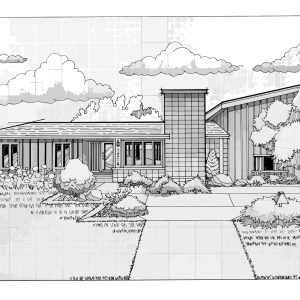 Custom Home Rendering by Robert Johnson